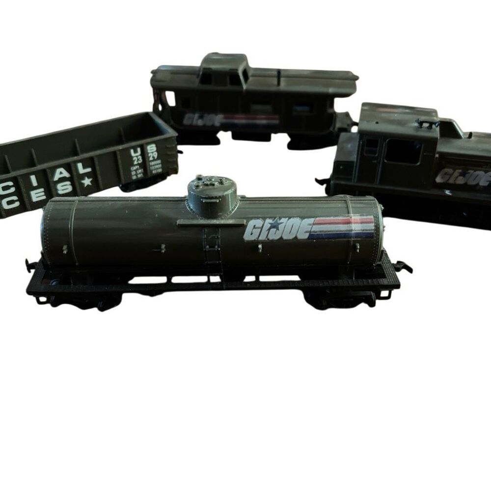 TYCO G.I. Joe 4 Car HO Scale Electric Train Set